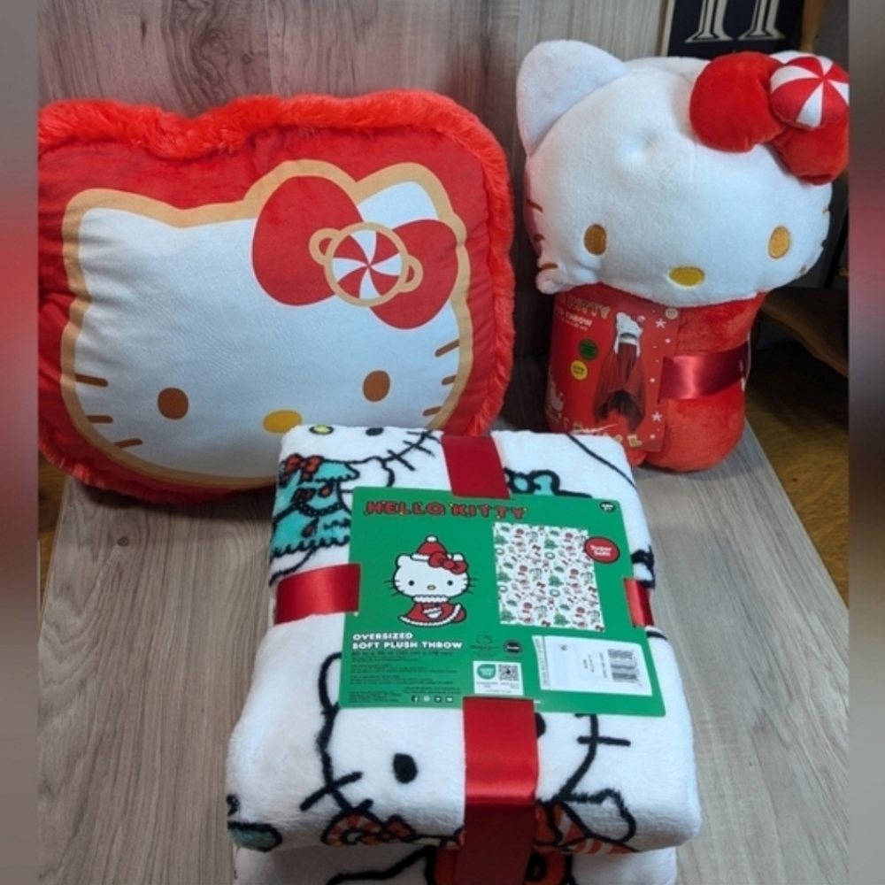 CHRISTMAS VIRAL! Hello Kitty Blanket NEW Oversized Plush Throw 50x70